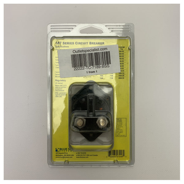 Blue Sea 150 amp 12/24V hamulec obwodu do montażu powierzchniowego - 7189-BSS