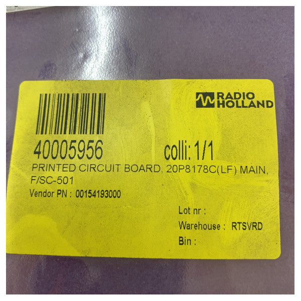 フルノ SC-50 衛星コンパス メイン PCB 20P8178C(LF) SC-501 - 00154193000