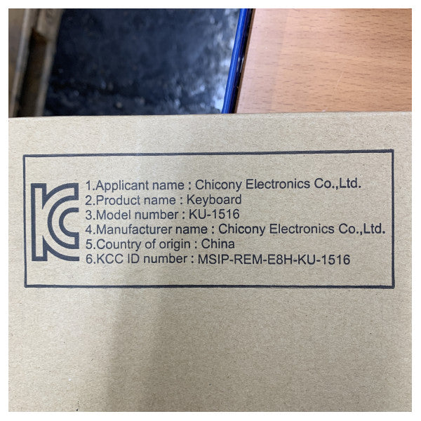 Chicony Electronics 697737-L31 Dator Tangentbord Svart