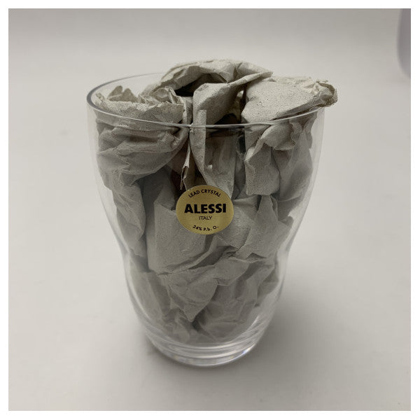 Alessi Kristall-Wasserglas 230ml - Luxuriöses italienisches Design von Guido Venturini