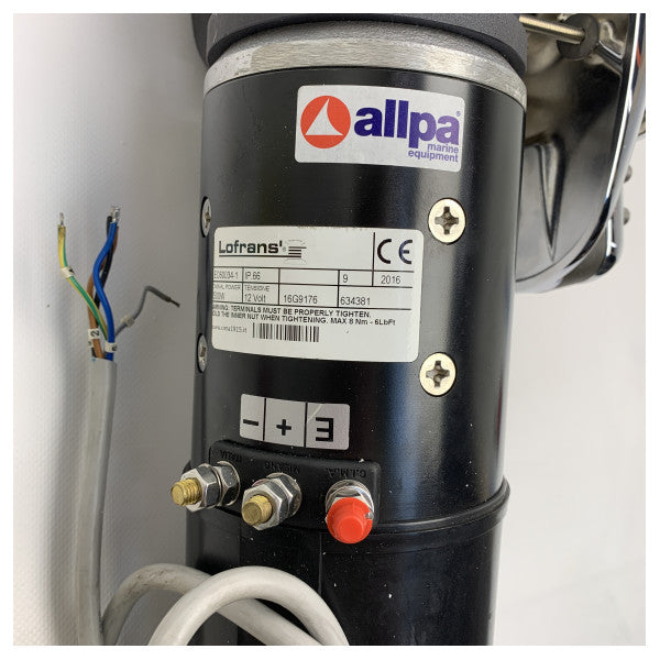 Lofrans Project 1500 | X3 | 1500W ηλεκτρικό βαρούλκο άγκυρας 12V 8 mm - 187311