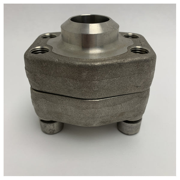 Marine Grade Stainless Steel 316L Flange Coupling 1.5 Inch Left Hand Thread Durable Sea Resistant