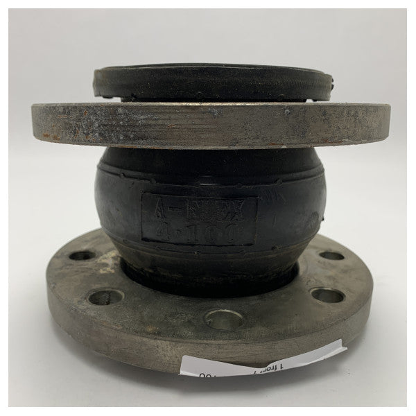 EPDM Flexible Expansion Joint DN100 | Durable Marine & Industrial Pipe Compensator PN10