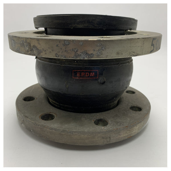 EPDM Flexible Expansion Joint DN100 | Durable Marine & Industrial Pipe Compensator PN10