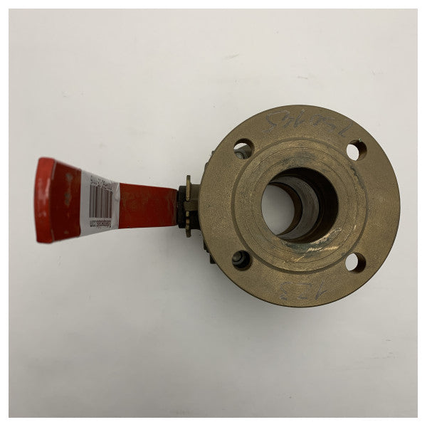 Висококачествен сферичен кран от неръждаема стомана DN50 с PTFE уплътнение за морски приложения