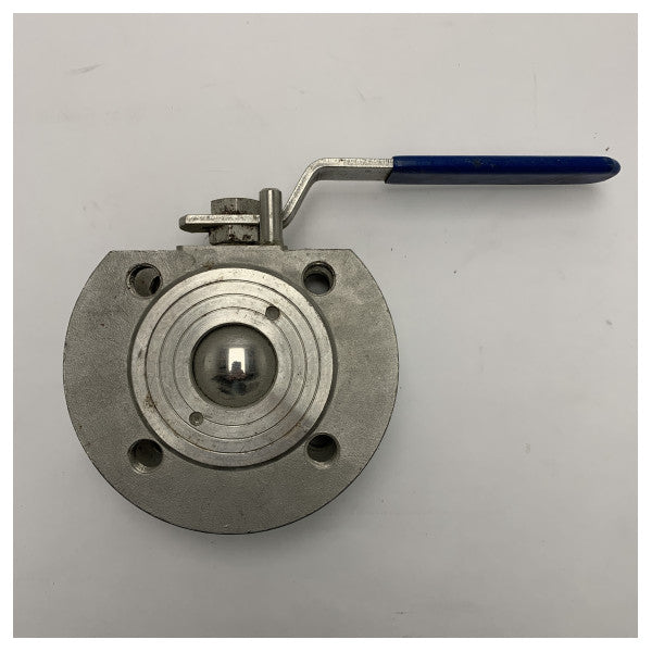 DN40/316VAR ανοξείδωτη σφαιροειδής βαλβίδα με φλάντζα υψηλής πίεσης