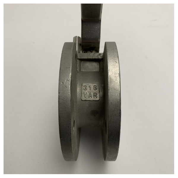 DN40/316VAR ανοξείδωτη σφαιροειδής βαλβίδα με φλάντζα υψηλής πίεσης