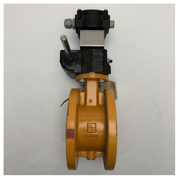 High-Quality Double Offset Butterfly Valve DN80 for Marine and Offshore Applications with positioning sensor