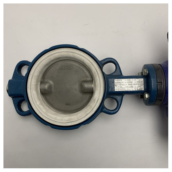 Bernard High-Quality Electric Actuated Butterfly Valve DN125 for Marine and Industrial Flow Control