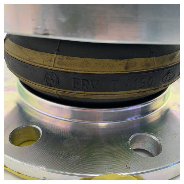 ゴム製伸縮継手 DN150 PN16 -産業および海洋の適用のための耐久の海兵隊員等級の適用範囲が広い管のコネクター