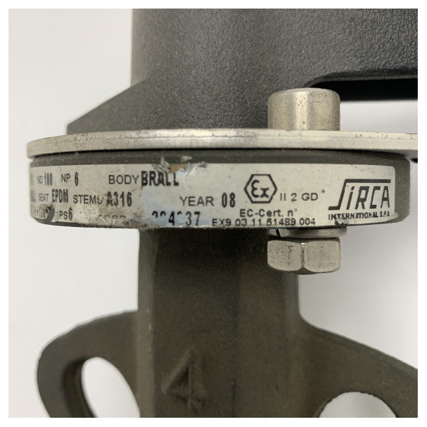 Високоякісний бронзовий поворотний клапан DN100 PN6 для морського та промислового керування рідинами зі стійкістю до корозії