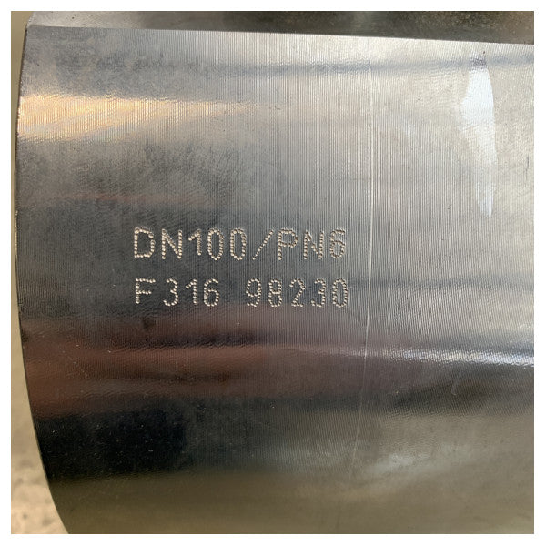 Wysokiej jakości zawór kulowy DN100 ze stali nierdzewnej F316 do zastosowań morskich i przybrzeżnych PN6
