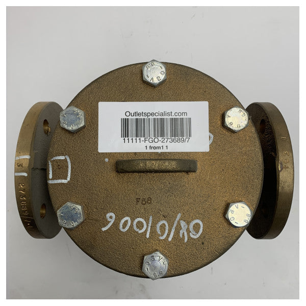 فلتر مصفاة بحرية مضمنة من الفولاذ المقاوم للصدأ من الفولاذ المقاوم للصدأ DN50 من الدرجة البحرية للتطبيقات البحرية المقاومة للتآكل