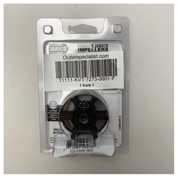 Jabsco 7273-0001-P Ø 51 mm - 6-bladet løbehjul