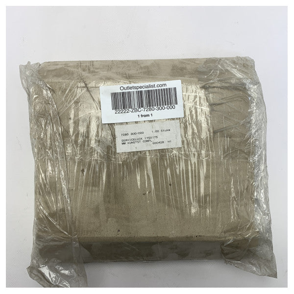 Escotilha de acesso marítimo em plástico durável de 175x175 mm - resistente às intempéries e à corrosão