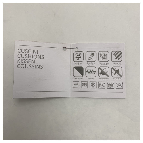 وسادة خارجية مقاومة للماء من ماريا فلورا 50 × 50 سم - متينة ومقاومة للأشعة فوق البنفسجية ومقاومة للعفن والبقع للاستخدام البحري