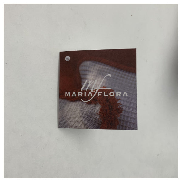 MariaFlora Marine Outdoor Cushion 50x50 cm red - Durable, Water-Resistant, Colorfast Seat Pad for Boats and Yachts