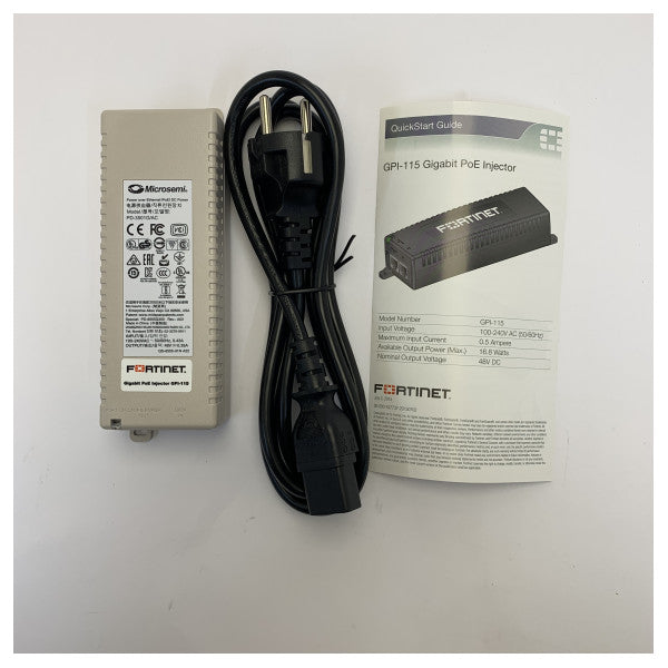 يوبيكويتي GPI-115 محقن طاقة Gigabit PoE - منفذ واحد 802.3af