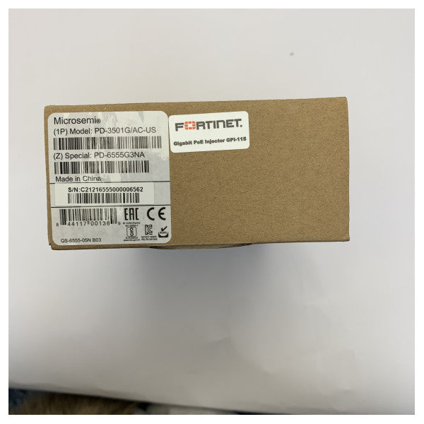 يوبيكويتي GPI-115 محقن طاقة Gigabit PoE - منفذ واحد 802.3af