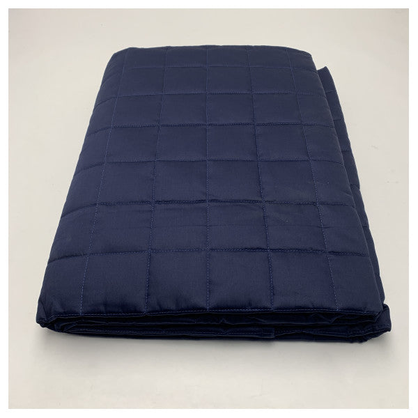 Quilt Cotone Navy Blue Single Marine Quilt - Durable Waterproof Cotton Satin Bedding for Boats and Ships