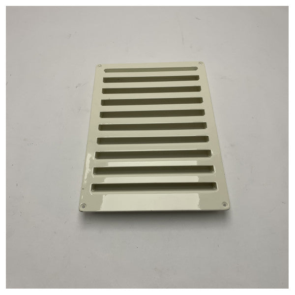 Griglia di ventilazione marina in acciaio inox con rivestimento bianco - Bocchetta durevole e resistente alla corrosione per uso marittimo