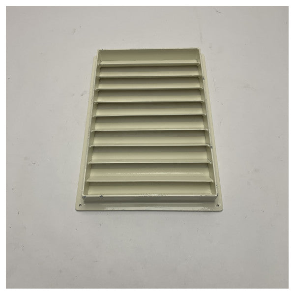 Griglia di ventilazione marina in acciaio inox con rivestimento bianco - Bocchetta durevole e resistente alla corrosione per uso marittimo