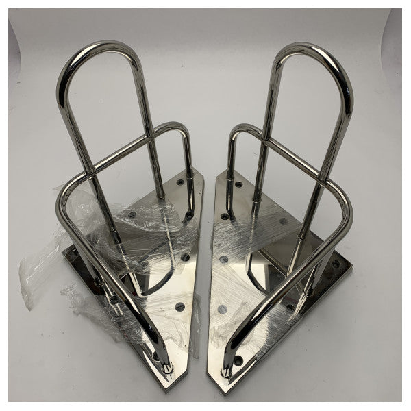 Ruostumattomasta teräksestä valmistettu meripelastuslautan kiinnityssarja - kestävä korroosionkestävä pelastusveneen kiinnitysjärjestelmä