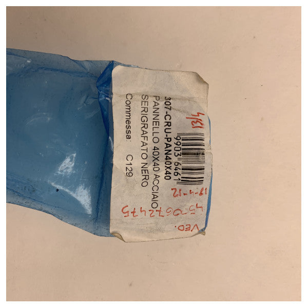 Marine Grade 40x40mm Paslanmaz Çelik Flap Balkon Düğme Paneli - Tekneler ve Gemiler için Korozyona Dayanıklı Kontrol Anahtarı