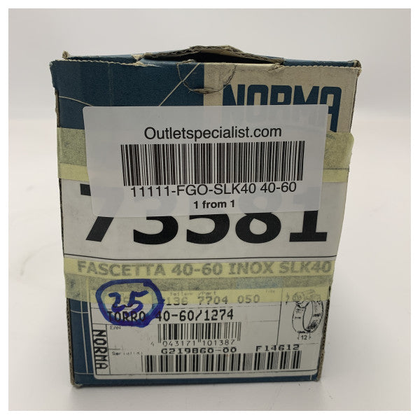 Ruostumattomasta teräksestä valmistettu letkunkiristin 40-60mm - kestävä merenkulun korroosionkestävä kiinnitin