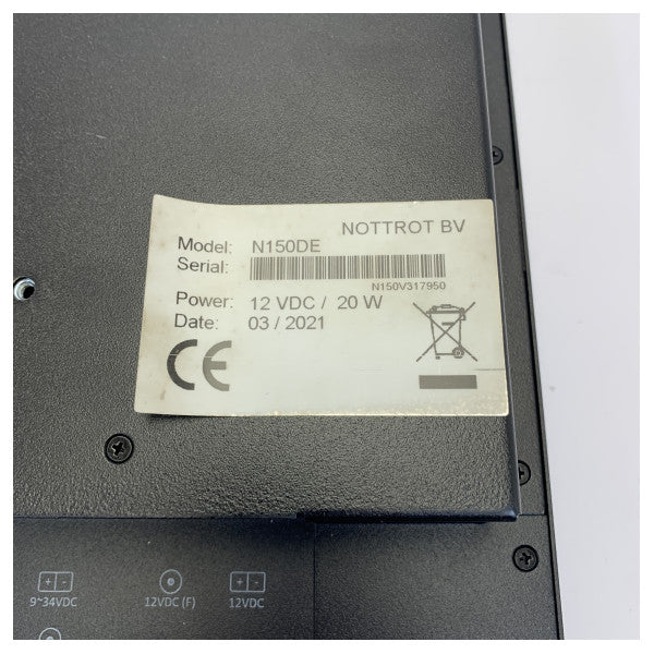 Monitor Marinho Nottrot N-Line N156DE P de 15,6 Polegadas Full HD 1920 x 1080 Montagem Vesa