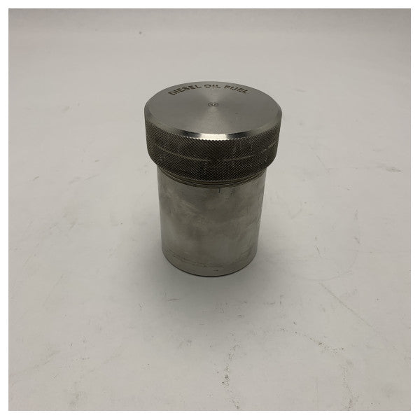 316 Stainless Steel Marine Fuel Tank Pipe with Screw Cap – Corrosion Resistant Diesel & Oil Closure