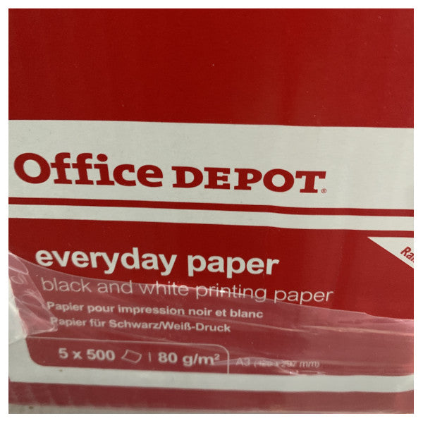 Office DEPOT Kopipapir A3 80 g hvit - 500 ark