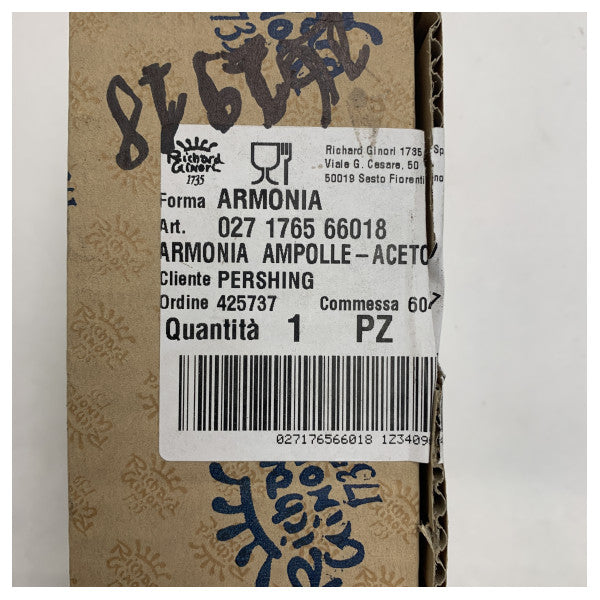 Першинг Ричард Джинори Премиум керамична бутилка за оцет за морска употреба