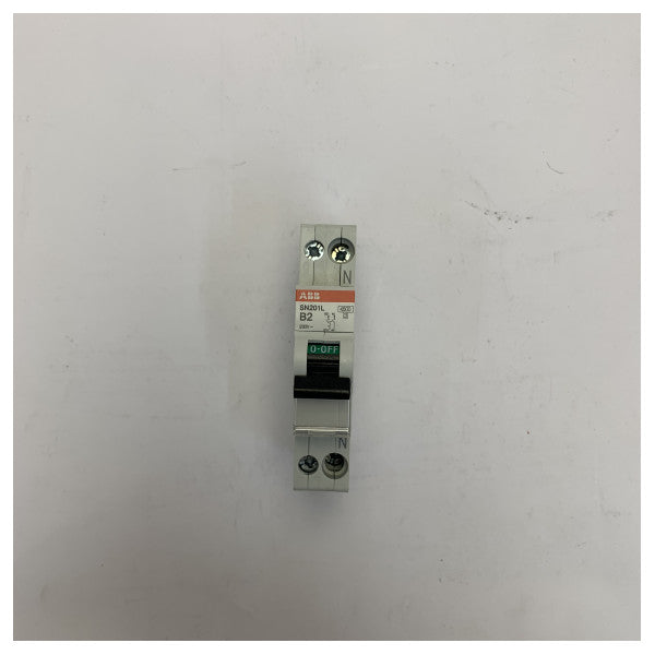 ABB SN201 L-B2 Interruptor automático 1+N 2A - 2CSS245101 Interruptor automático