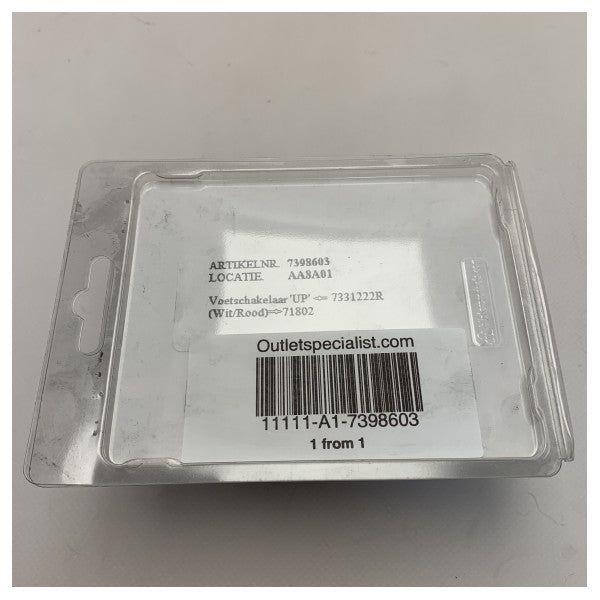 Przełącznik nożny elektrycznej windy kotwicznej MZ Electronics biały - 7398603