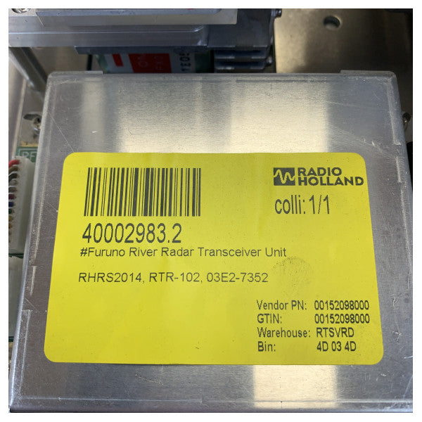 Furuno RTR-102 River Radar Transceiver Unit for RHRS2014 and 2024 - 03E2-7352