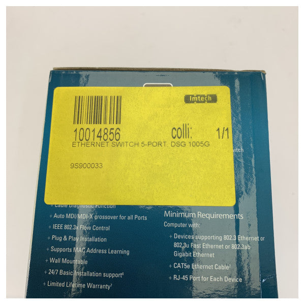 Southern Avionics DSG1005G Ethernet-Switch - 5-Port - 9S900033