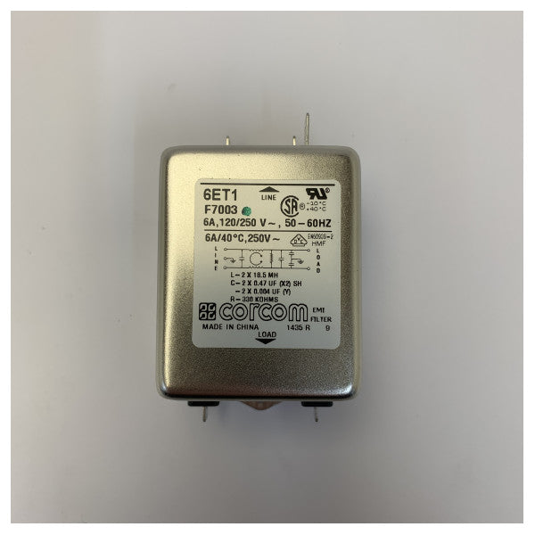 Южен авионен EMI AC филтър 6A - 6 ET 1 F7003 - 9F345007 - Морски филтър