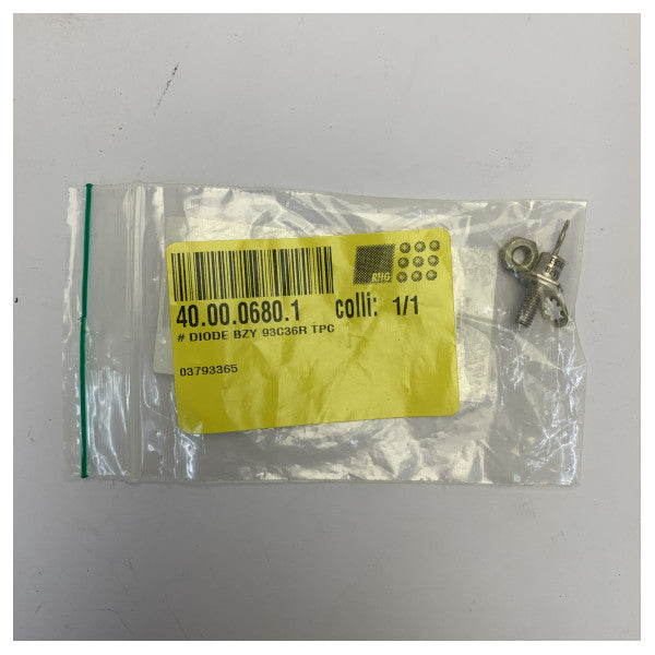 Radio Zeeland BZY 93C36R TPC dioda Zenera