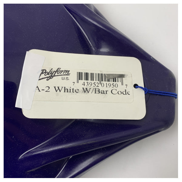 Полимерна топка за защита A-2 с висока устойчивост Бяла-Синя D49 см