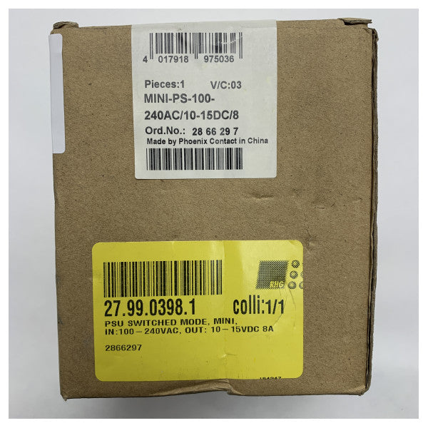 フエニックス・コンタクト船舶用電源ユニット DC10-15V、8A 産業用および船舶用アプリケーション向け堅牢なDINレールマウント付き