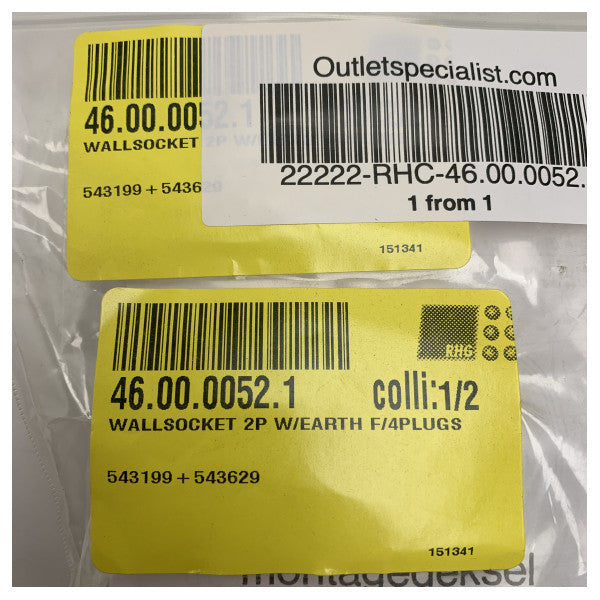 Marinestrom-Steckdose mit vier Doppelausgängen - wetterfest und langlebig