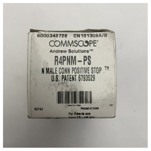 Andrew RF N Male Connector R4PNM-PS - Durable Marine-Grade RF Connector for Maritime Communication Systems