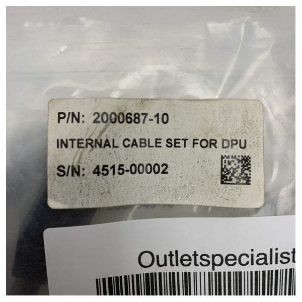 مجموعة كبلات Danelec البحرية VDR الداخلية لوحدة المعالجة الرقمية DPU - كابلات إيثرنت Cat5 المتينة ذات 40 سنًا وشريط متين لأنظمة السفن