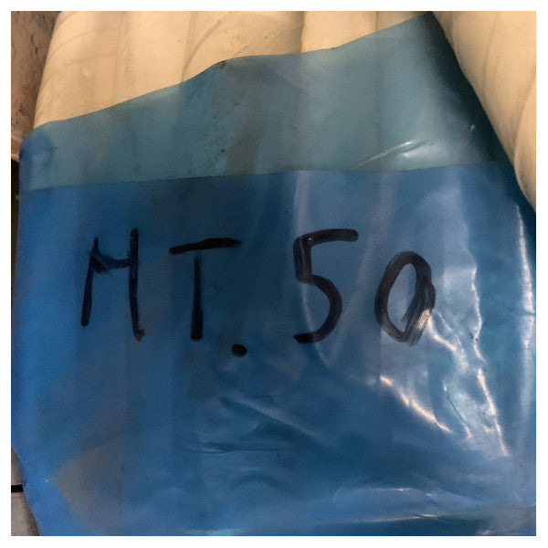 Tuyau flexible blanc imperméable et résistant à l'huile pour les pipelines maritimes et industriels � 22mm de diamètre, rouleau de 40m