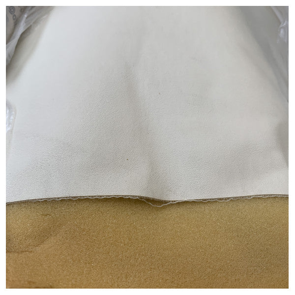 Extreme Ivory high quality Artificial Leather Upholstery 18 x 1.4M