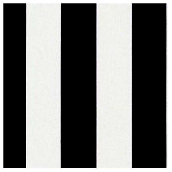 Sunbrella Yacht Stripe Black Water and Sun Proof Upholstery - 3740 - 5.2M