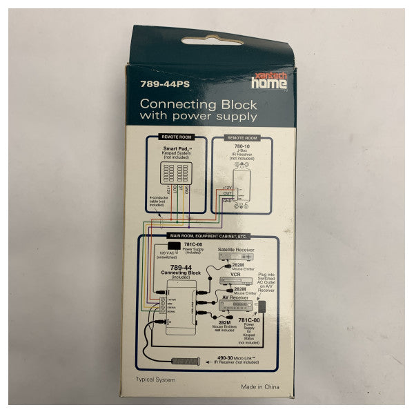 Xantech 789-44 Marine IR Connecting Module for Reliable Multi-Zone Infrared Control Systems (module de connexion IR marin pour des systèmes de contrôle infrarouge multizone fiables)