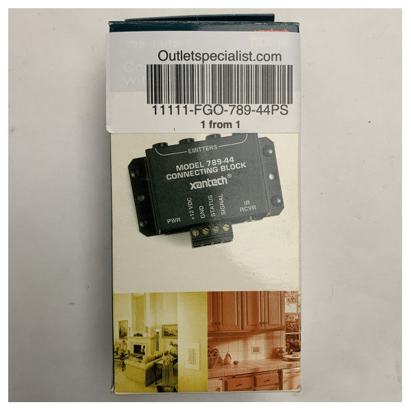 Xantech 789-44 Marine IR Connecting Module for Reliable Multi-Zone Infrared Control Systems (module de connexion IR marin pour des systèmes de contrôle infrarouge multizone fiables)