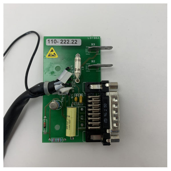 Carte de circuit imprimé Raytheon Anschutz avec connecteur durable à 15 broches - 110-222.222